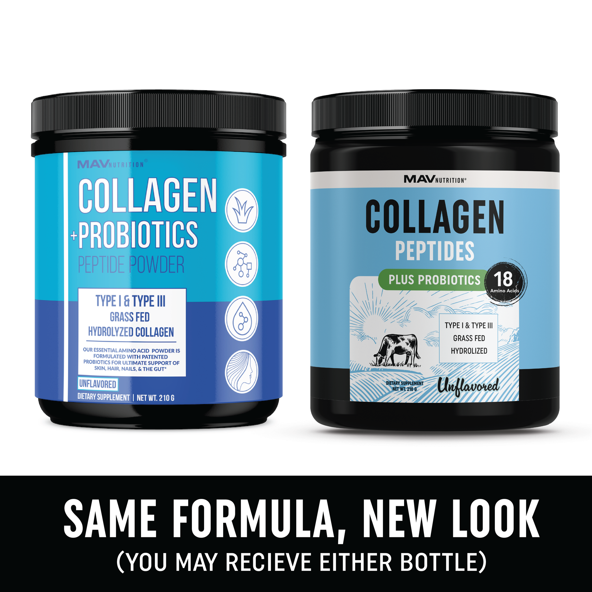 Collagen + Probiotics Peptide Powder